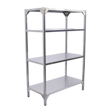 Стеллаж из нержавеющей стали 1200х600х1850 труба